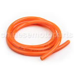 ORANGE 20 Feet 1/4" Motorcycle Fuel Line Gas Hose Tube