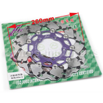 Purple Floating Brake Disc for YAMAHA GYGNUS X125 GTR BWS 125