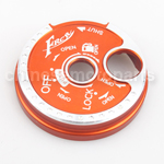 Orange CNC Ignition Lock Key Cap Cover for YAMAHA FORCE FRC RSZ JOG Z125