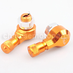 Champagne CNC Aluminum Wheels Valve Stems for YAMAHA FORCE FRC RSZ JOG Z125