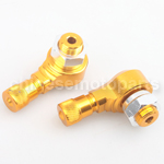 Golden CNC Aluminum Wheels Valve Stems for YAMAHA FORCE FRC RSZ JOG Z125