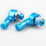 Blue CNC Aluminum Wheels Valve Stems for YAMAHA FORCE FRC RSZ JOG Z125