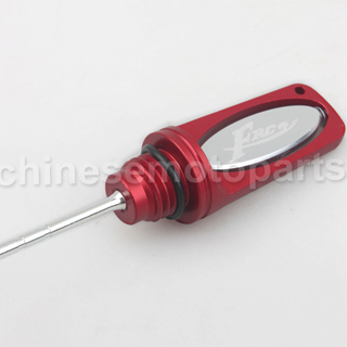 Alloy Aluminium Dipstick Oil Level Guage with Turing Fans for GY6-125 YAMAHA CYGNUS X125 CYGNUS Z125 GP110 Moped Scooters