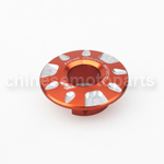 Orange CNC Aluminium Alloy Ignition Lock Cover for YAMAHA FORCE FRC RSZ JOG Z125