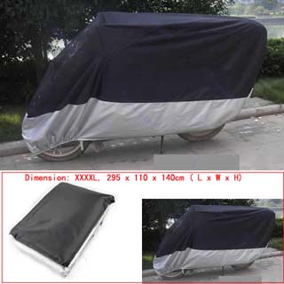 Motorcycle Motorbike Waterproof Cover Rain Protection Breathable Largest XXXXL