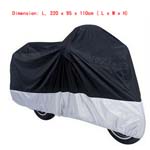 L Breathable Outdoor Motorcycle Cover For Large Size Cruisers Bike Rain Cover