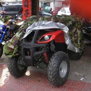 ATV Quad Camouflage Nylon Cover Woodlands Camouflage ATV Cover Easy On/Off Used