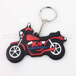 Universal Soft Rubber Motorcycle Keychian