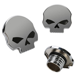 CNC Motorcycle Skull Fuel Gas Tank Cap Cover For Harley Dyna Softail Sportster