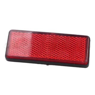 Red Rectangle Reflector Tail Brake Stop Marker for Car Truck Atuo ATV