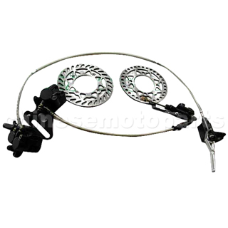 Front Big Twin-piston and Rear Big Single-piston Disc Brake Asse