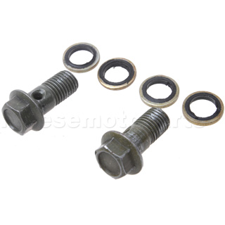 10mm Bolt Set of Disk Brake Assembly for 50cc-250cc ATV, Dirt Bike, Go Kart, Pocket Bike & Scooter