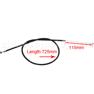 28.54\" Throttle Cable for 2-stroke 47cc-49cc Pocket Bike