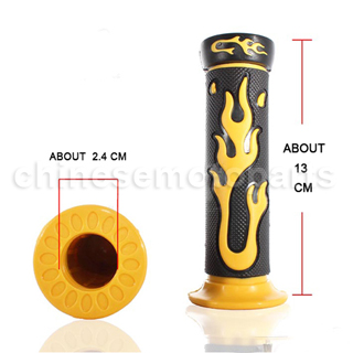 YAMAHA YZ YZ85 YZ125 YZ250 YZ450 YZ250F YZ450F YELLOW FLAME GEL HAND GRIPS