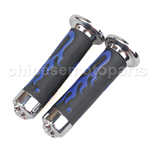 7/8" 22mm Blue Handlebar Hand Grips for CBR 600 900 1000 RR 954 919 923 1100XX