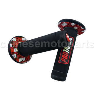 Dual Density Full Diamond MX Grips PRO TAPER HONDA RED