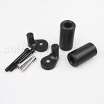 No Cut Black Frame Sliders for "KAWASAKI ZRX1100 ZRX1200 99-05 00 01 02 1999 2000 2002 2003 204