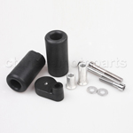 No Cut Black Frame Sliders for YAMAHA YZF R6 YZFR6 2008 2009