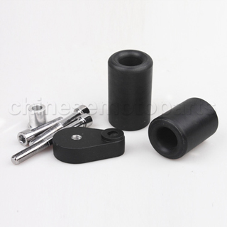 No Cut Black Frame Sliders for KAWASAKI NINJIA ZX6R ZX 6R ZX6 07-08 2007 2008