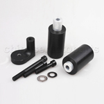 No Cut Black Frame Sliders for "SUZUKI GSXR1000 GSXR 1000 01-02 2001 2002 SUZUKI GSXR1000 GSXR 1