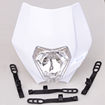 Motorcycle Dirt Bike Motocross Supermoto Universal Headlight With H4 Bulb For KTM SX F EXC XCF S Motorcycle Dirt Bike Motocross Supermoto Universal Headlight With H4 Bulb For KTM SX F EXC XCF S