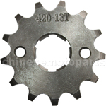 420 13-Tooth 20mm Engine Sprocket for 50cc-125cc ATV, Dirt Bike & Go Kart