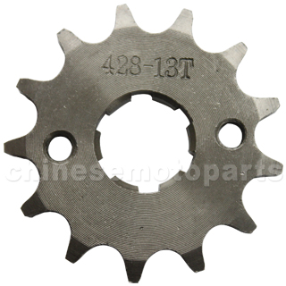 428 13 TOOTH FRONT ENGINE SPROCKET ATV DIRT BIKE 50 70 90 110 125CC