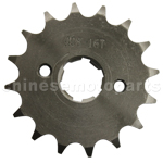 428 16-Tooth 20mm Engine Sprocket for 50cc-250cc ATV, Dirt Bike & Go Kart