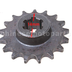 17 Tooth Small Sprocket for 2-stroke Pocket Bike