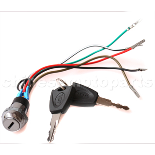 5 wire Iron Key Ignition for 2-stroke Pocket Bike