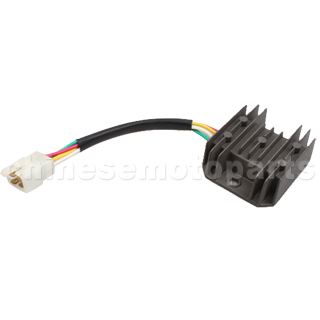 4 wire Voltage Regulator for GY6 150cc & CG 125cc-250cc ATV, Dirt Bike, Go Kart, Moped & Scooter