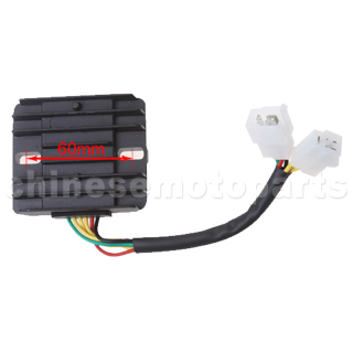 6-wire DC Voltage Regulator for 50cc-250cc Scooter