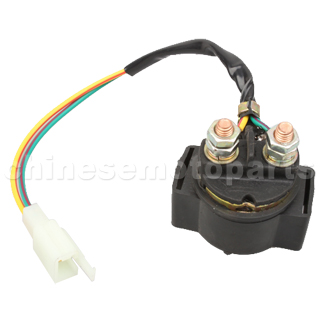 SOLENOID SWITCH /STARTER RELAY FOR CHINESE SCOOTER WITH 50cc QMB139 MOTORS