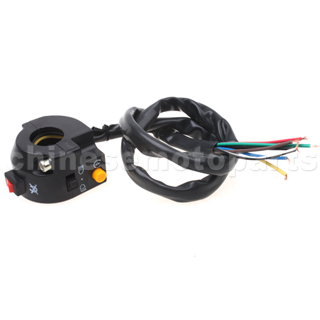 3 function Left Switch Assembly for 50cc-250cc ATV, Dirt Bike & Go Kart