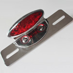 Custom Motorcycle Dual Sport Running Tail Brake Light License Plate Holder ATV Custom Motorcycle Dual Sport Running Tail Brake Light License Plate Holder ATV