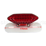 Red LED Taillights with License Plate Red LED Taillights with License Plate