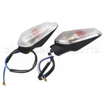 Clear Lens Chrome Front & Rear Turning Signal Light for DUCATI 696 796 STREEFIGHTER