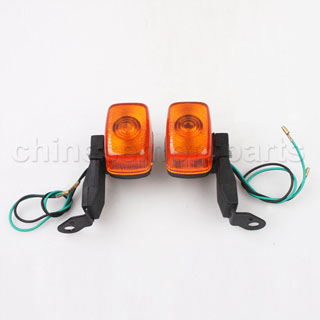 Amber Rear Turning Signal Light with Holder for YAMAHA TTR250