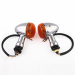 Amber Lens Chrome Front Turning Signal Light for SUZUKI N109 C109