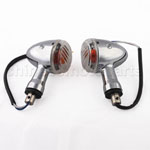 Clear Lens Chrome Front Turning Signal Light for SUZUKI N109 C109 Clear Lens Chrome Front Turning Signal Light for SUZUKI N109 C109