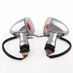 Clear Lens Chrome Rear Turning Signal Light for SUZUKI N109 C109 Clear Lens Chrome Rear Turning Signal Light for SUZUKI N109 C109