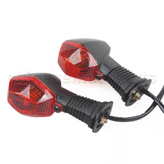 Red Lens Front & Rear Turning Signal Light for SUZUKI SV650