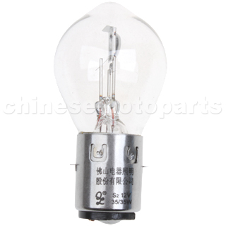 S2 12V 35/35w Chinese Scooter Light Bulb 50cc 150cc 250cc Znen Jonway Tank Baron