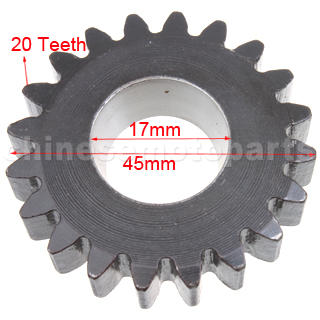 20-Teeth Driving Gear for GY6 125cc-150cc ATV, Go Kart & Scooter