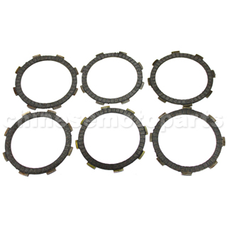 Clutch Plate Set for CG200cc Air-cooled ATV, Dirt Bike & Go Kart
