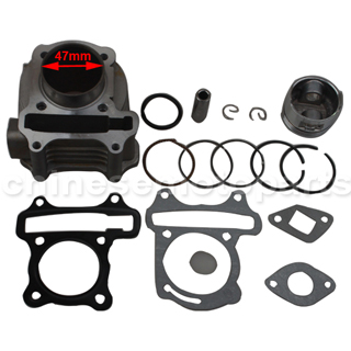 Cylinder Body Assembly for GY6 80cc Moped