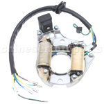 2-Coil Full-Wave Magneto Stator for 50cc-125cc Electrical Start ATV, Dirt Bike & Go Kart