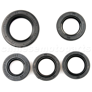 Scooter Oil Seal Set GY6 50cc Chinese Scooter Parts Crankshaft Oil Seal 139QMB