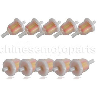 10x Motorcycle Gas Fuel Filter Moped Scooter Go Kart Dirt Bike ATV SUNL Roketa