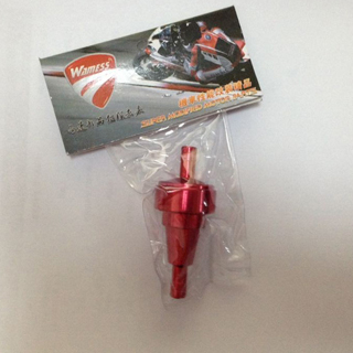 RED ATV MOTORCYCLE SCOOTER 50CC 150CC 250CC 300CC GY6 RED ALUMINUM FUEL FILTER